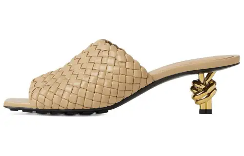 Bottega Veneta Knot Slide Slippers Women's Brown