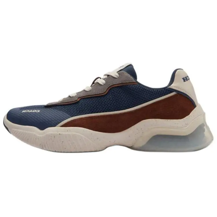 COACH CitySole Suede Low top Casual Shoes Men's Blue