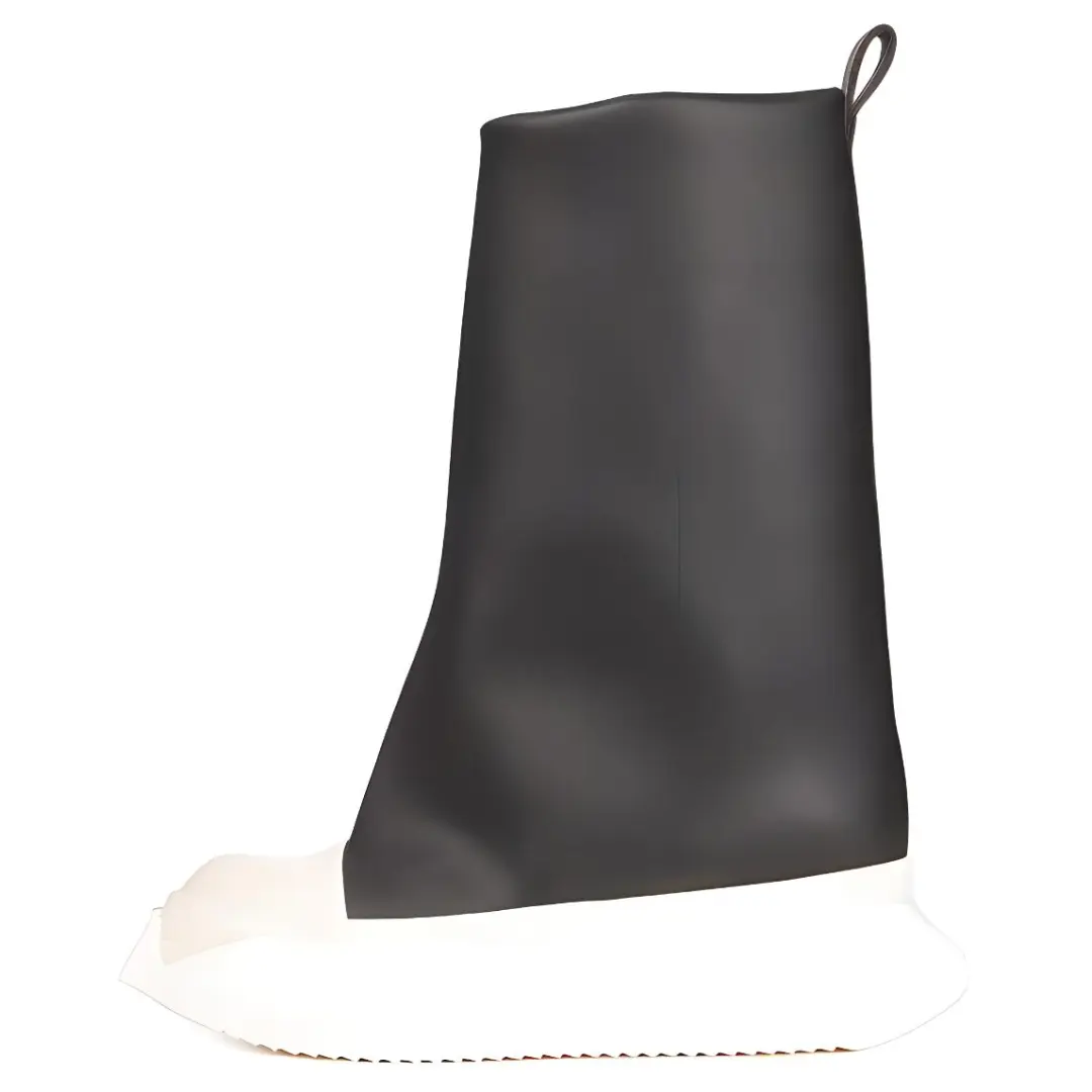 Rick Owens DRKSHDW Fogachine Cow Leather Ankle Boots 5.5cm Men's Black