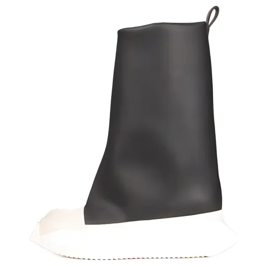 Rick Owens DRKSHDW Fogachine Cow Leather Ankle Boots 5.5cm Men's Black