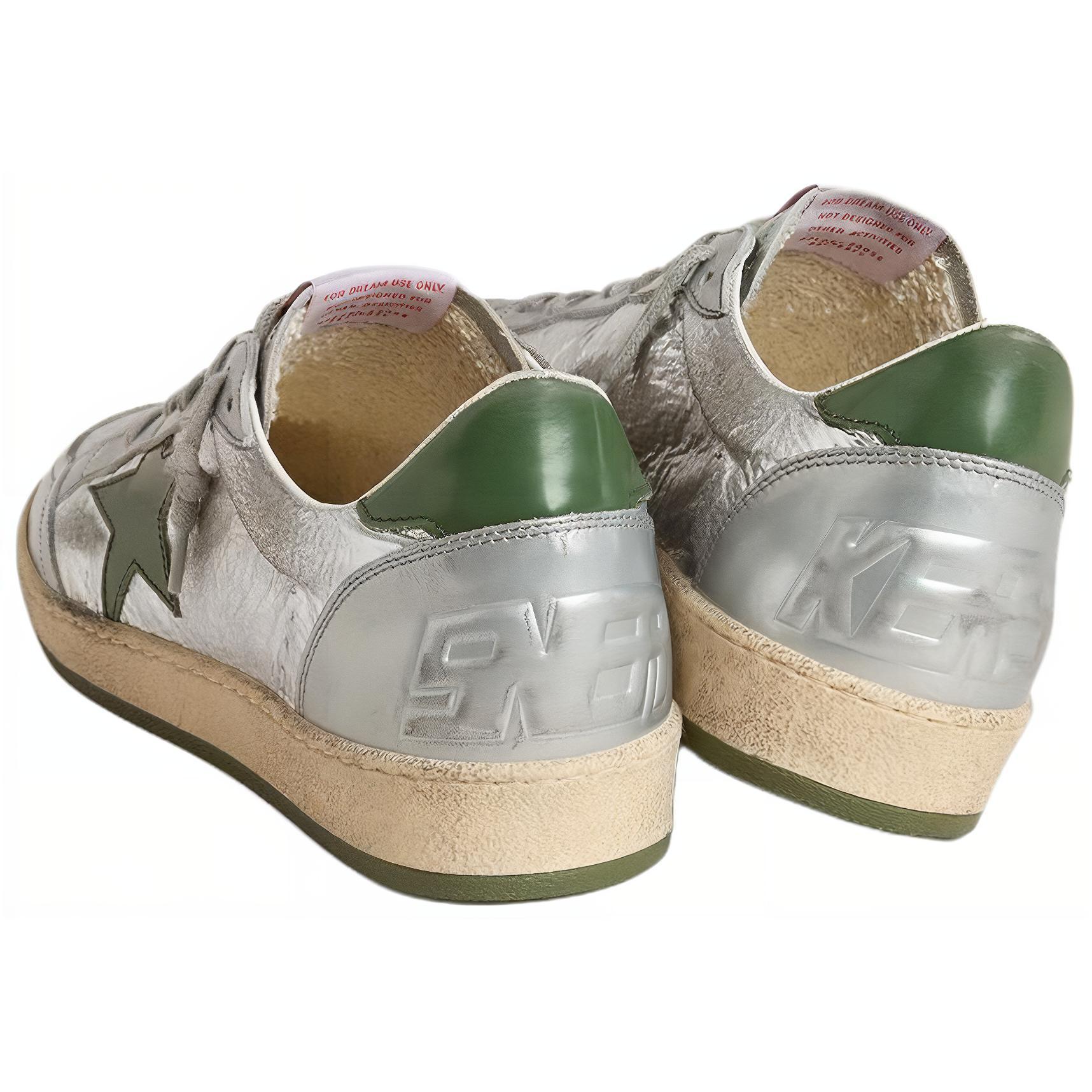 Кеды Golden Goose Ball Star (серебристый) — фото 4