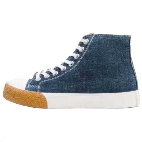 LOEWE Bloc High top Canvas Shoes Men's Blue