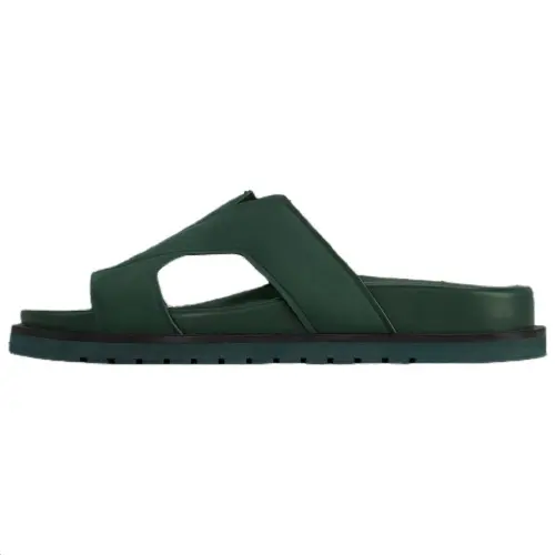 LOUIS VUITTON Oasis Slide Slippers Men's Green