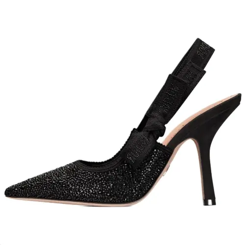 DIOR J'Adior Slim Heel High Heels 10cm Women's Black