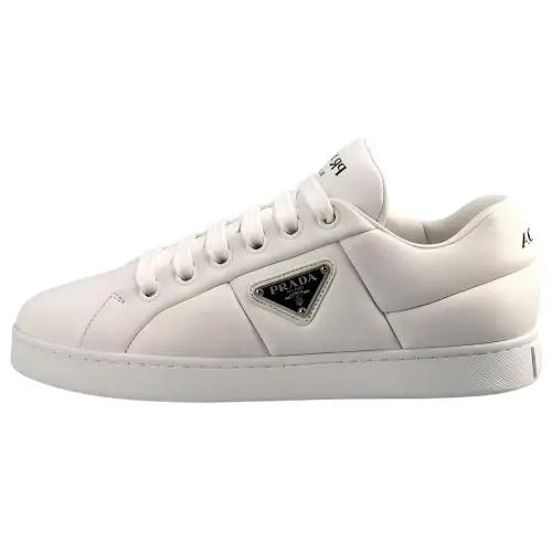 PRADA Padded Nappa Leather Sneakers 'White' Women's