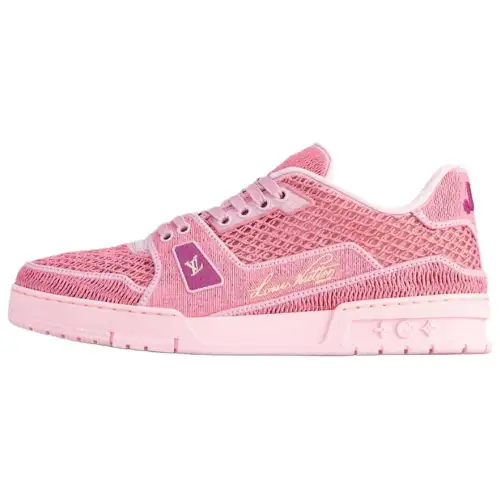 LOUIS VUITTON Trainer Low top Skateboard Shoes Unisex Pink