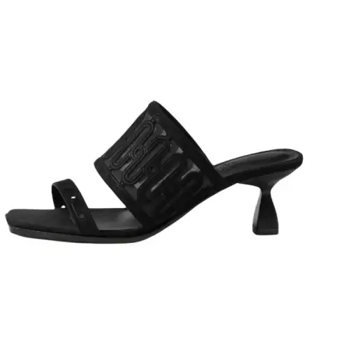 HERMES Slide Slippers 5.5cm Women's Black