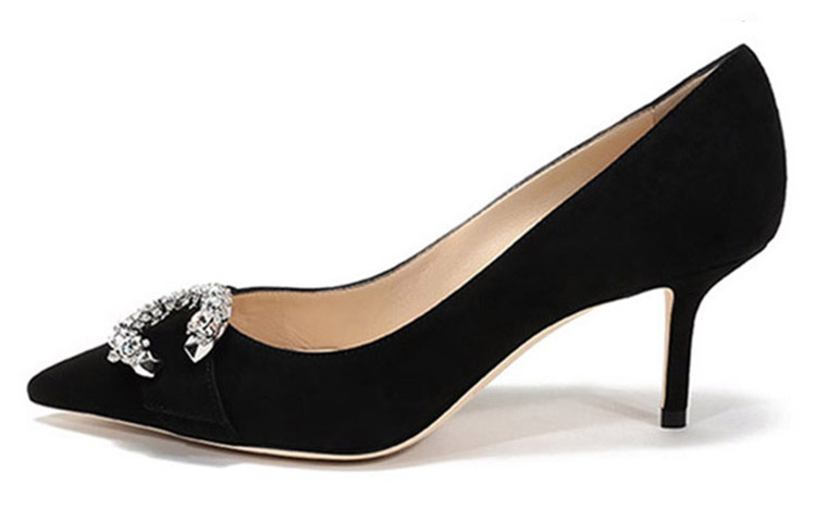 Jimmy Choo Saresa Slim Heel High Heels Women's Black