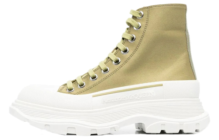 Женские кеды Alexander McQueen Tread Slick (зеленые)