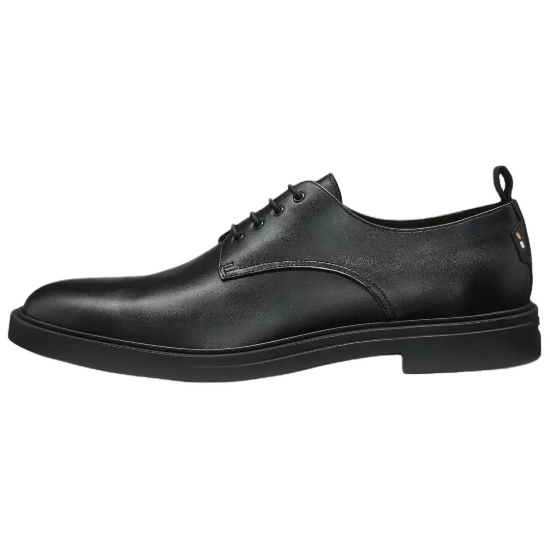 HUGO BOSS Cow Leather Dress Shoes Men's Black