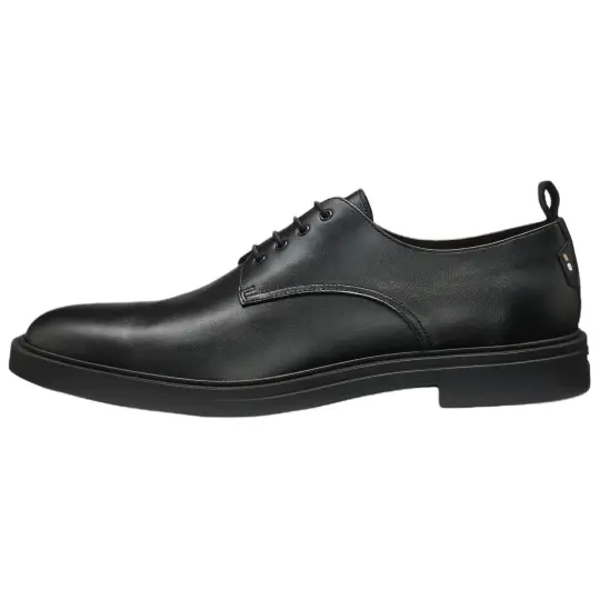 HUGO BOSS Cow Leather Dress Shoes Men's Black
