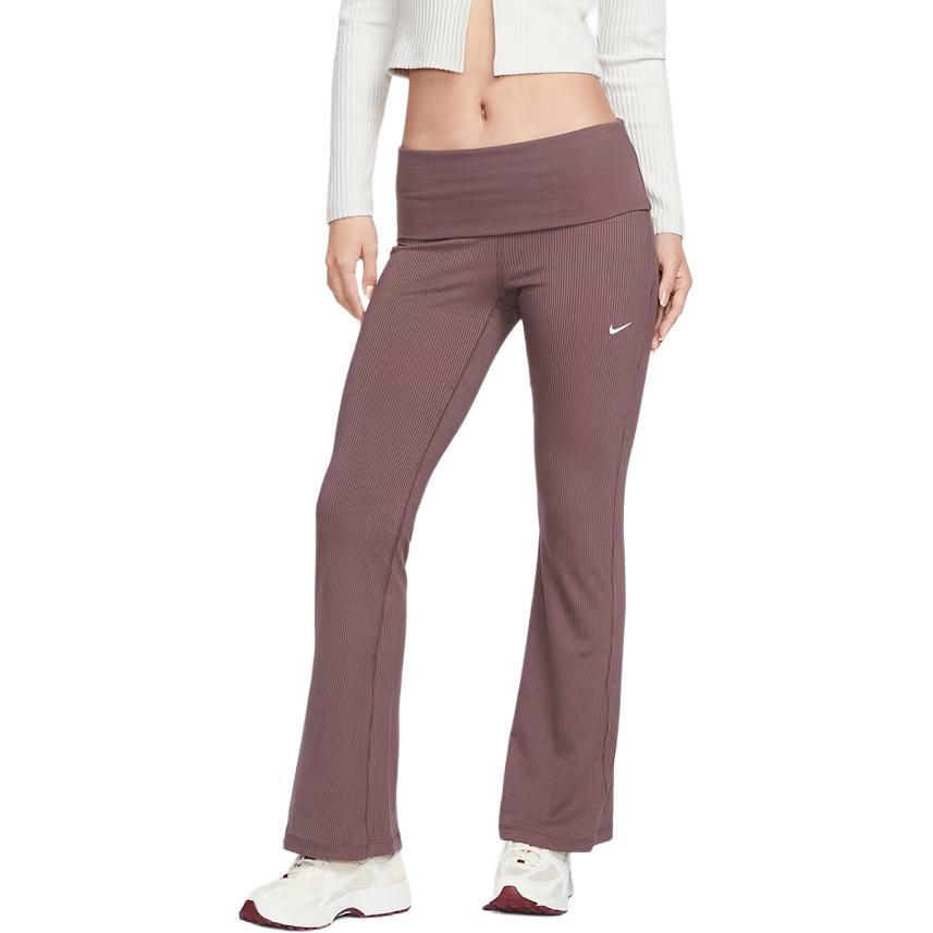 Женские штаны Nike Sportswear FW25 Chill Knit Ribbed Pants (черные)