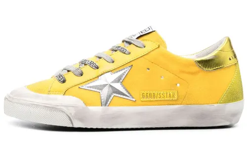 Golden Goose Super Star Low top Skateboard Shoes Women's Yellow