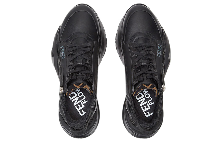 FENDI Flow Low-Top Sneakers Black