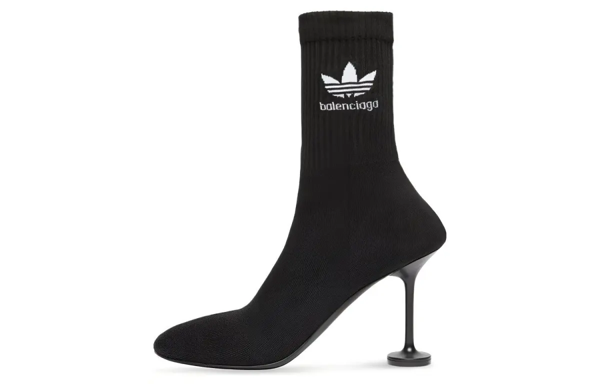 Adidas Originals x Balenciaga Fabric Ankle Boots 9cm Women's Black