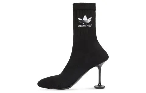 Adidas Originals x Balenciaga Fabric Ankle Boots 9cm Women's Black