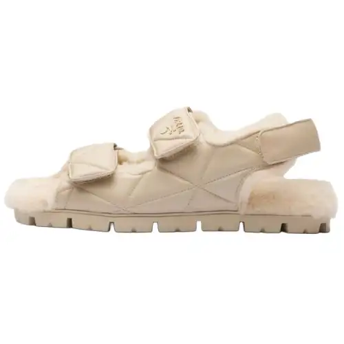 PRADA Beach Sandals Women's Beige