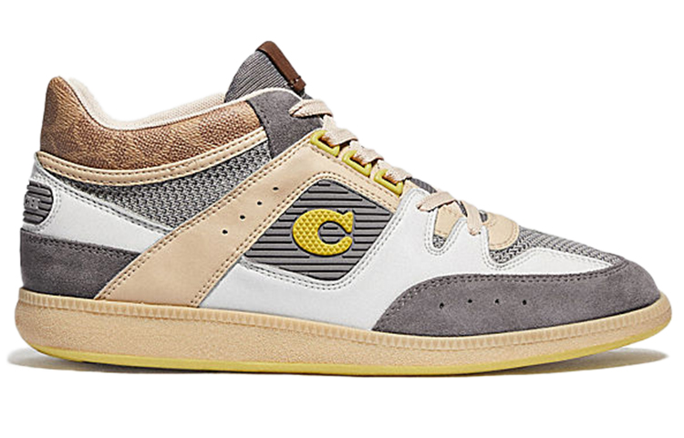 COACH CitySole Low top Stylish Skateboarding Shoes Men's Heather Gray