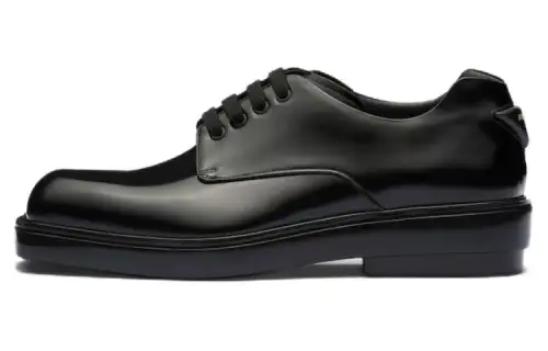 PRADA Fender Leather Derby Shoes