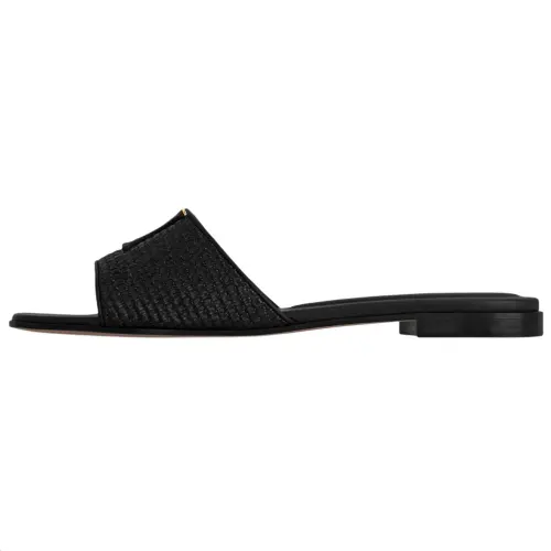 LOUIS VUITTON Slide Slippers Women's Black