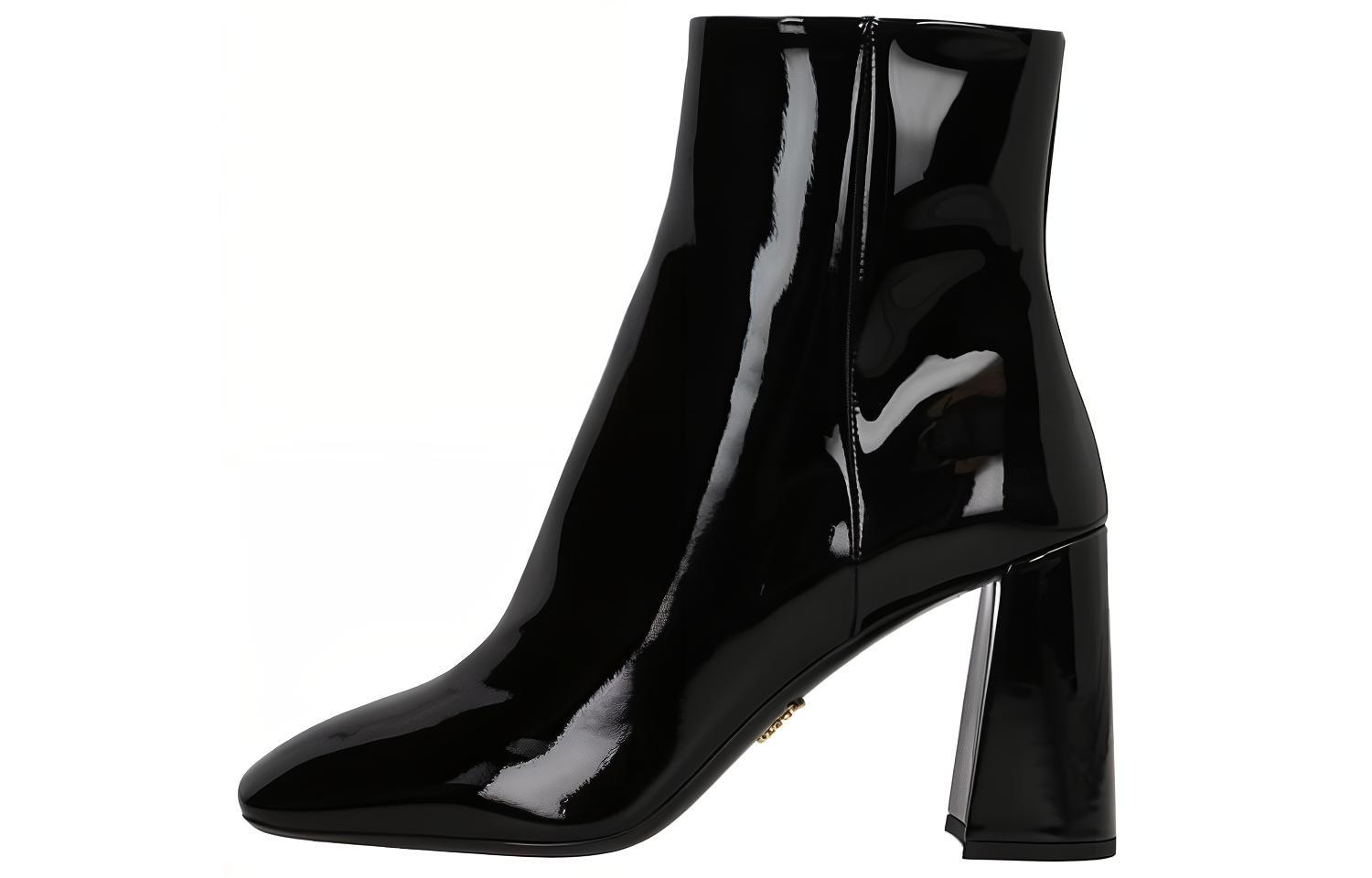 Женские ботинки Prada (черные)