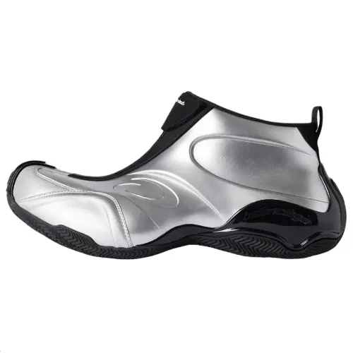 Balenciaga Basketball Shoes Mid top Casual Shoes Men's Silver Black