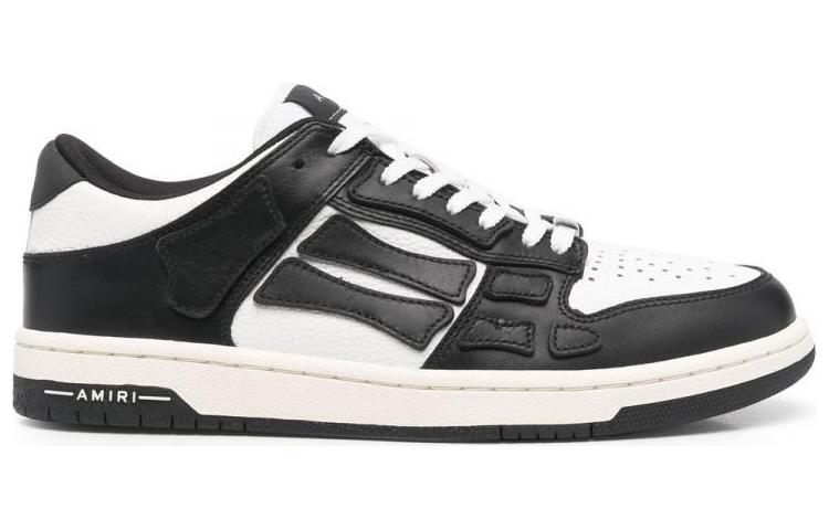 AMIRI Skel Top Low 'Black White'