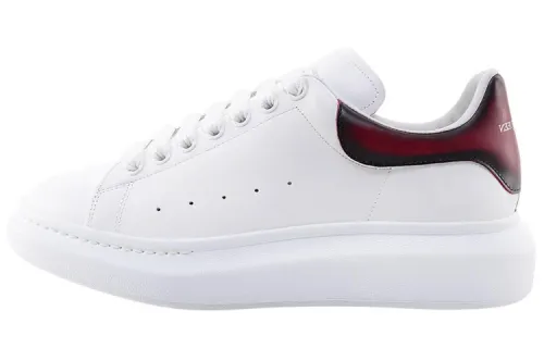 Alexander McQueen Oversized Sneaker Low top Stylish Skateboarding Shoes Men's White Purple