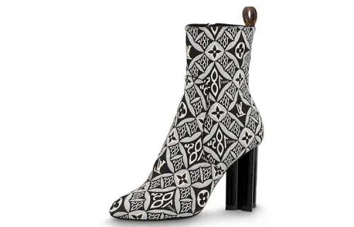 LOUIS VUITTON Silhouette Heelas 'Black Sophisticated Monogram' Women's
