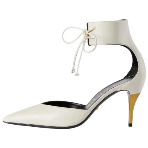 GUCCI Ankle-cuff Heeled Pumps