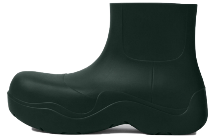 Bottega Veneta Bottega Veneta Puddle Rain Boots Classic Short Chelsea Boots Men's Black