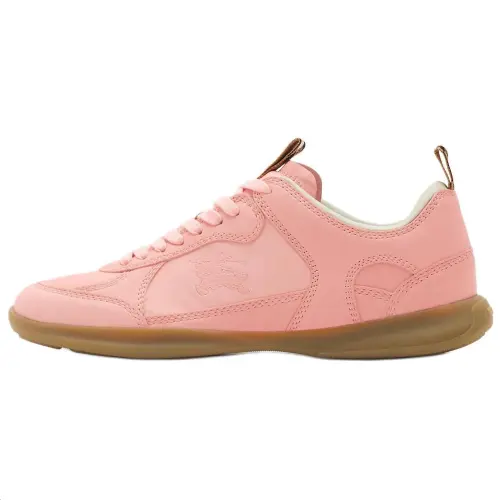 Burberry Matri Leather Low top Casual Shoes Men's Pink