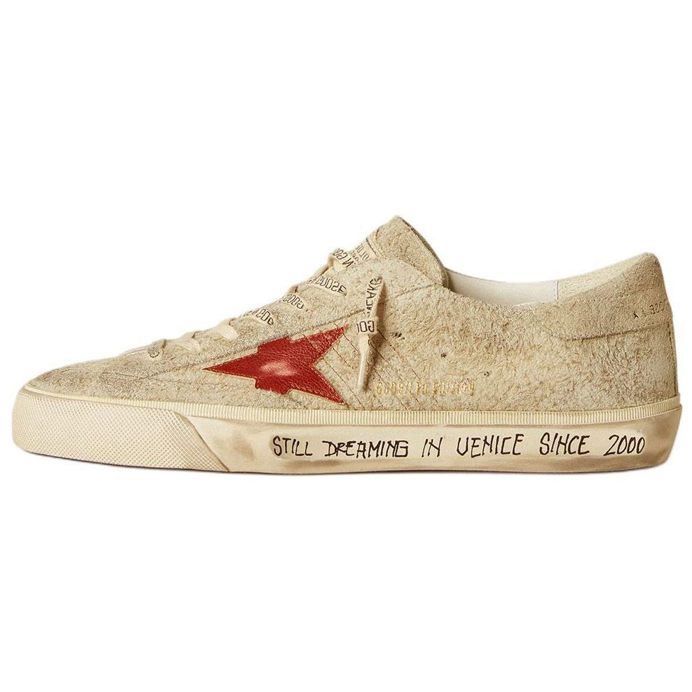 Мужские кеды Golden Goose Super-Star Ltd (бежевые)
