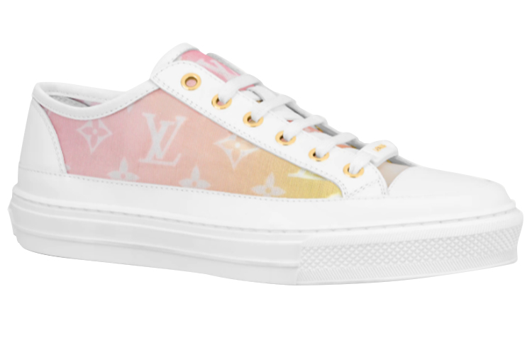 Женские кеды Louis Vuitton Stellar (светло-розовые) — фото 2