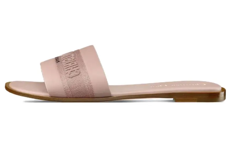 DIOR Dway Slide Slippers Women's Nude Pink