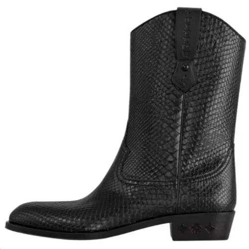 LOUIS VUITTON Rider Ankle Boots Men's Black