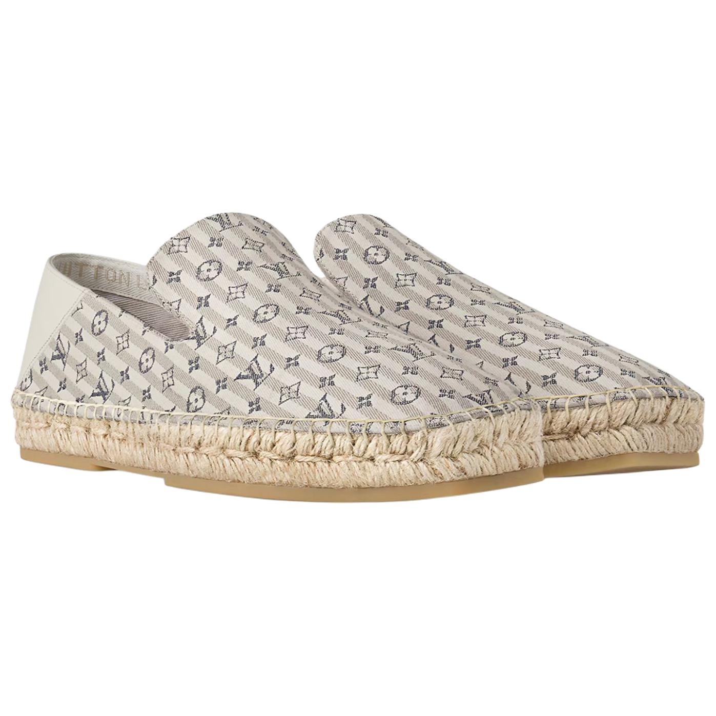 LOUIS VUITTON Bidart Espadrille Shoes 'Beige Monogram'
