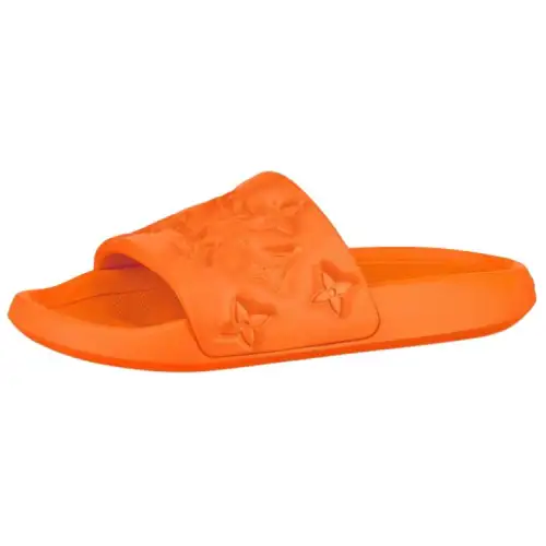 LOUIS VUITTON Waterfront Slide Slippers Men's Orange