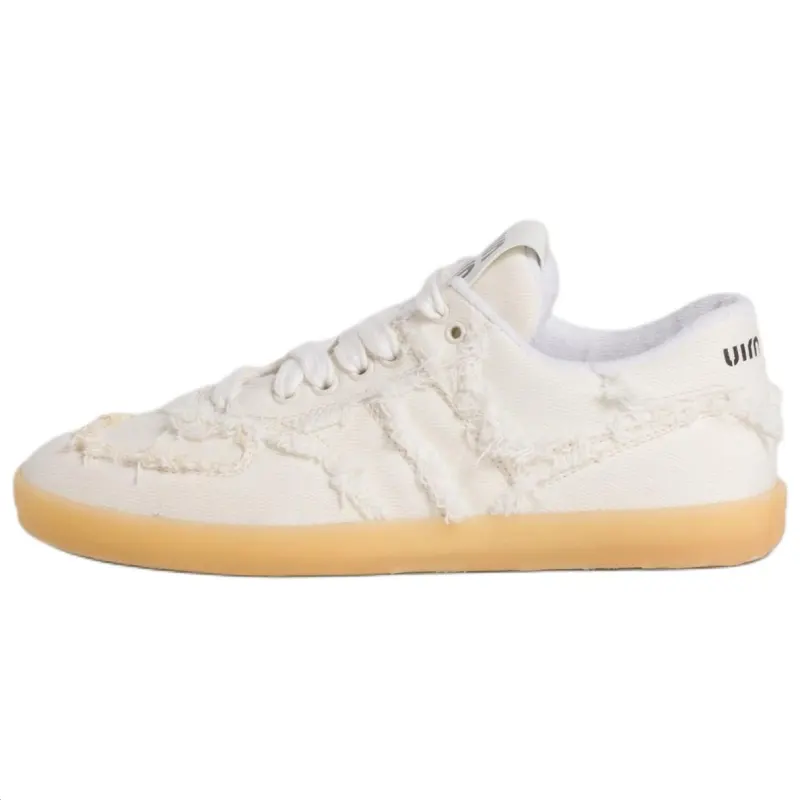 MIU MIU Low top Skateboard Shoes, German Army Trainers Women's White