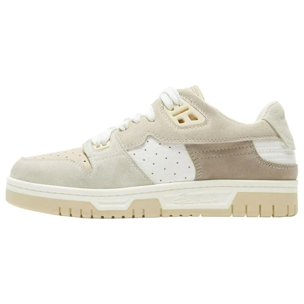 Acne Studios Crinkled Panelled Suede Sneakers
