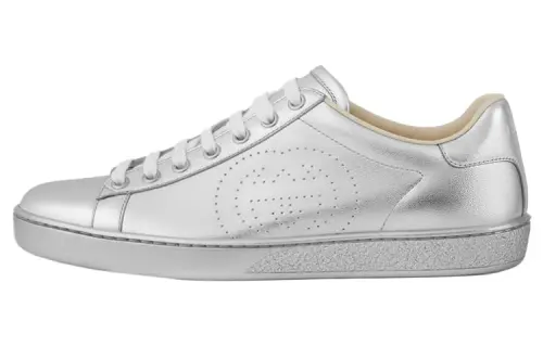 Gucci Wmns Ace 'Metallic Silver' Women's