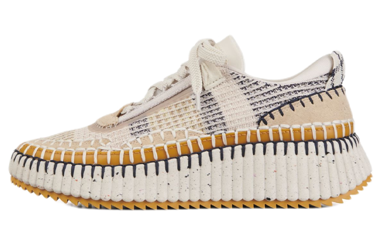 Chloe Nama Low top Casual Shoes Unisex Beige