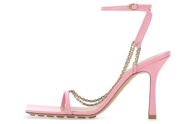 Bottega Veneta Stretch One Strap Sandals Women's Pink