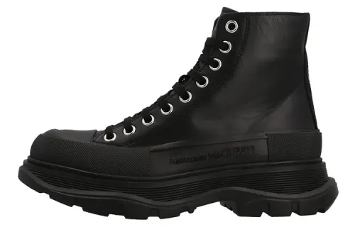 Alexander McQueen Chunky High top Sneakers 'Black' Women's