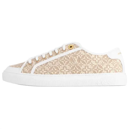 LOUIS VUITTON Lagoon Low top Skateboard Shoes Women's Light Umber