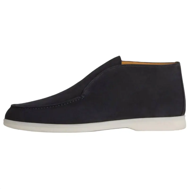 Loro Piana Open Walk Casual Shoes Men's Marine Blue