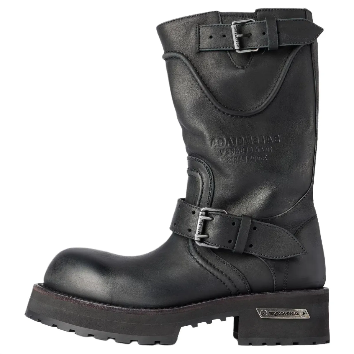 Balenciaga buckle-strap biker boots Women's