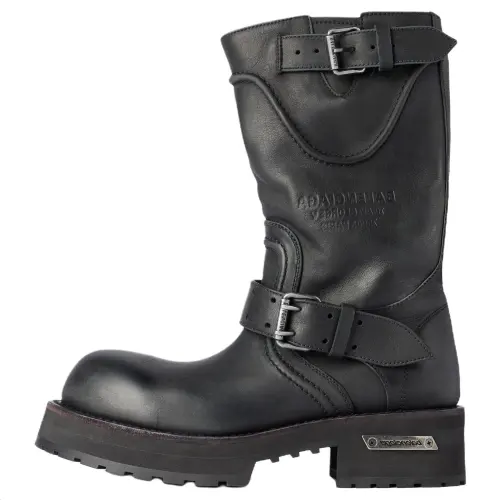 Balenciaga buckle-strap biker boots Women's
