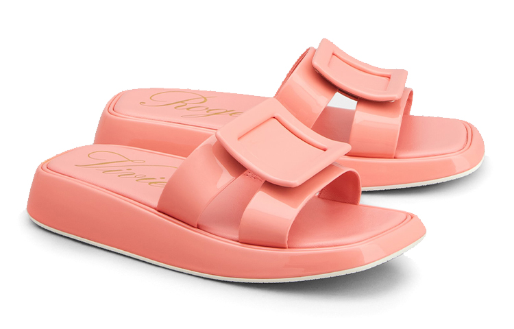 Roger Vivier Slide Slippers Women's Pink
