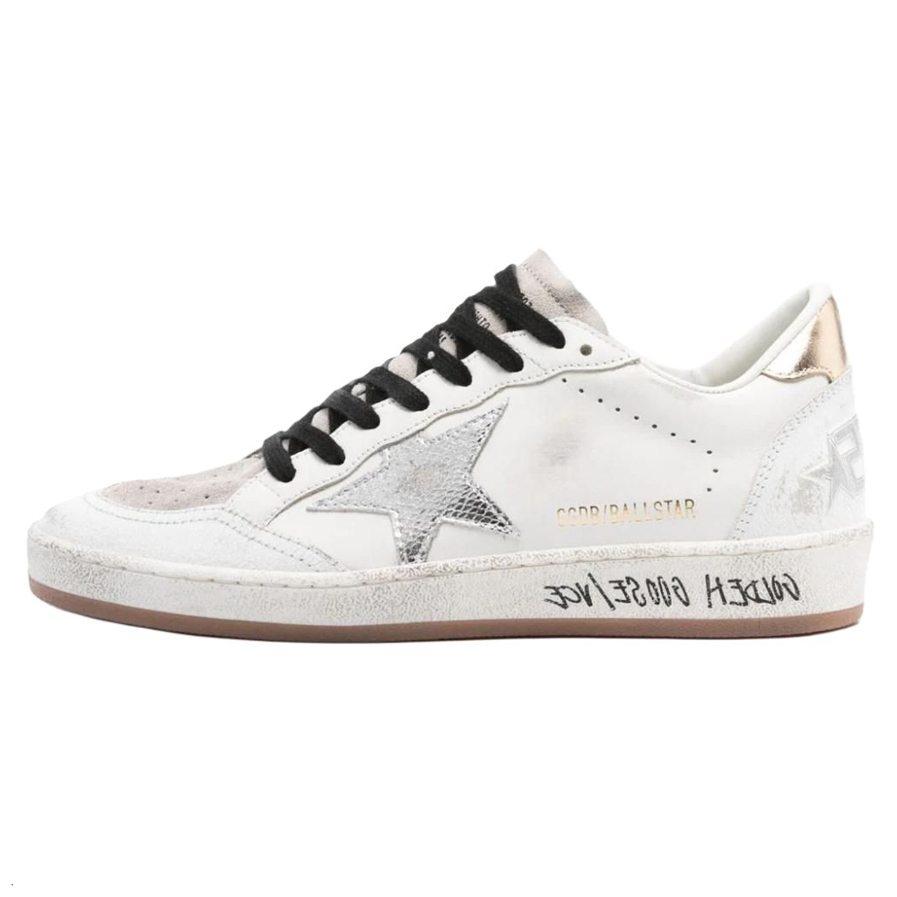 Женские кеды Golden Goose Ball Star (белые)